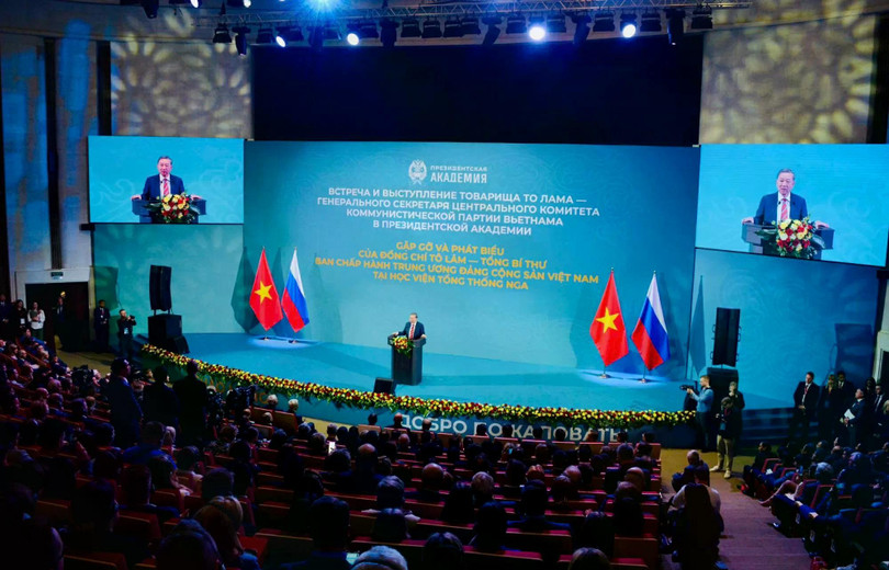 Toàn văn bài phát biểu chính sách của Tổng Bí thư Tô Lâm tại Nga